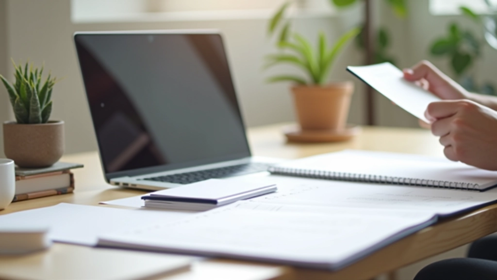 Bureau met zowel laptop als papieren agenda naast elkaar